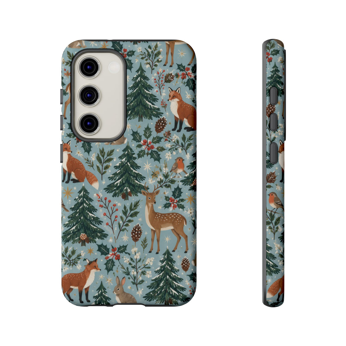 Winter Woodland Gathering Samsung Galaxy Tough Case | woodland christmas