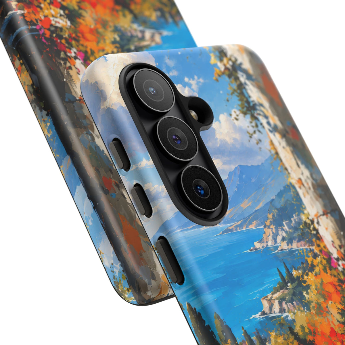 Azure Sanctuary Samsung Galaxy Tough Case | Painterly Coastal Landscape