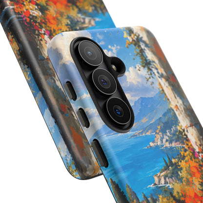 Azure Sanctuary Samsung Galaxy Tough Case | Painterly Coastal Landscape