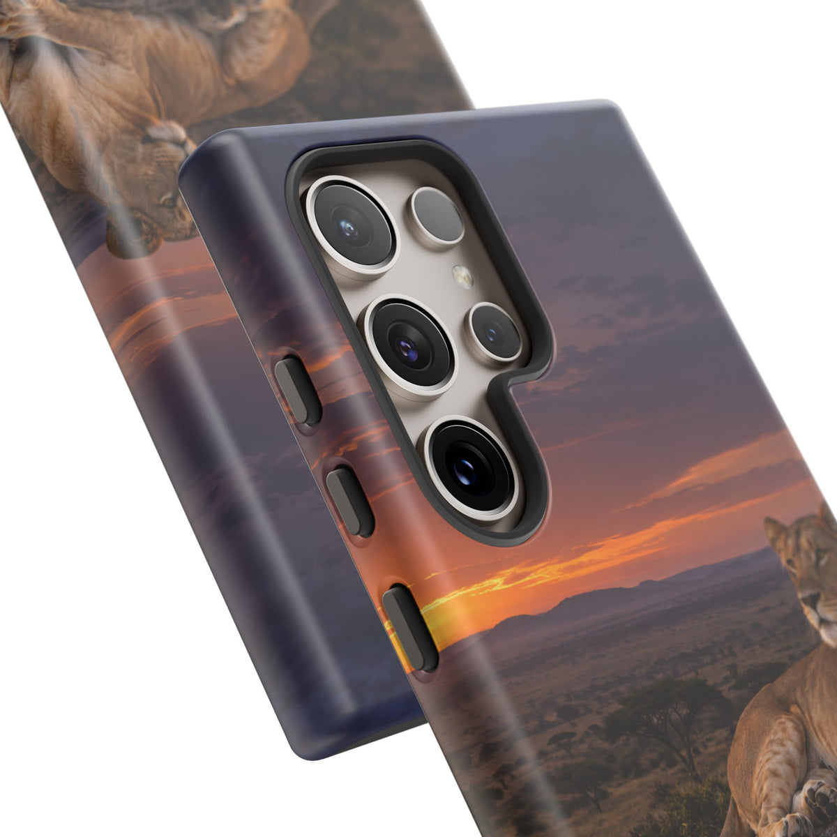 Lioness in the Blue Hour Samsung Galaxy Tough Case