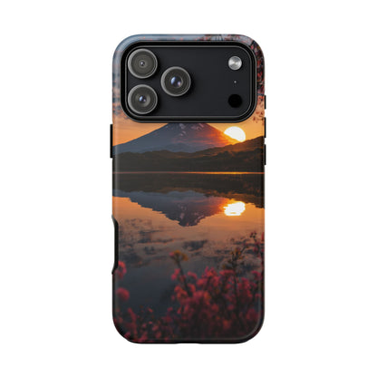 Fuji Golden Reflection iPhone Tough Phone Case