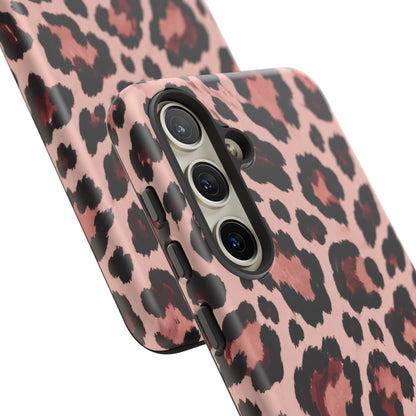 Wild Burgundy Samsung Galaxy Tough Case | leopard print