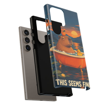 Minor Inconvenience Samsung Galaxy Tough Case | funny capybara