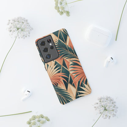 Coral Palm Pavilion Samsung Galaxy Tough Case | art deco