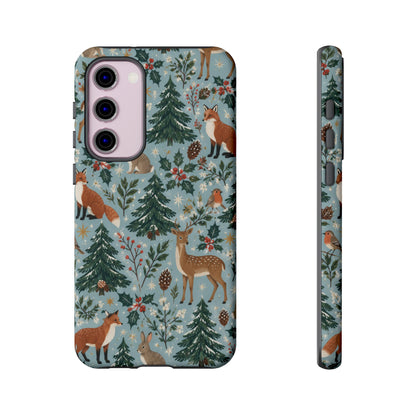Winter Woodland Gathering Samsung Galaxy Tough Case | woodland christmas