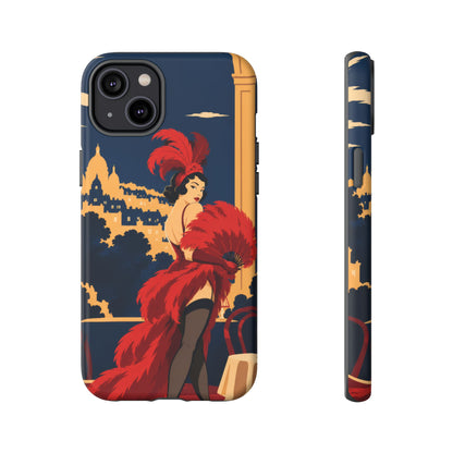 Moulin Rouge Dancer — Velvet Encore iPhone Tough Case | cabaret dancer
