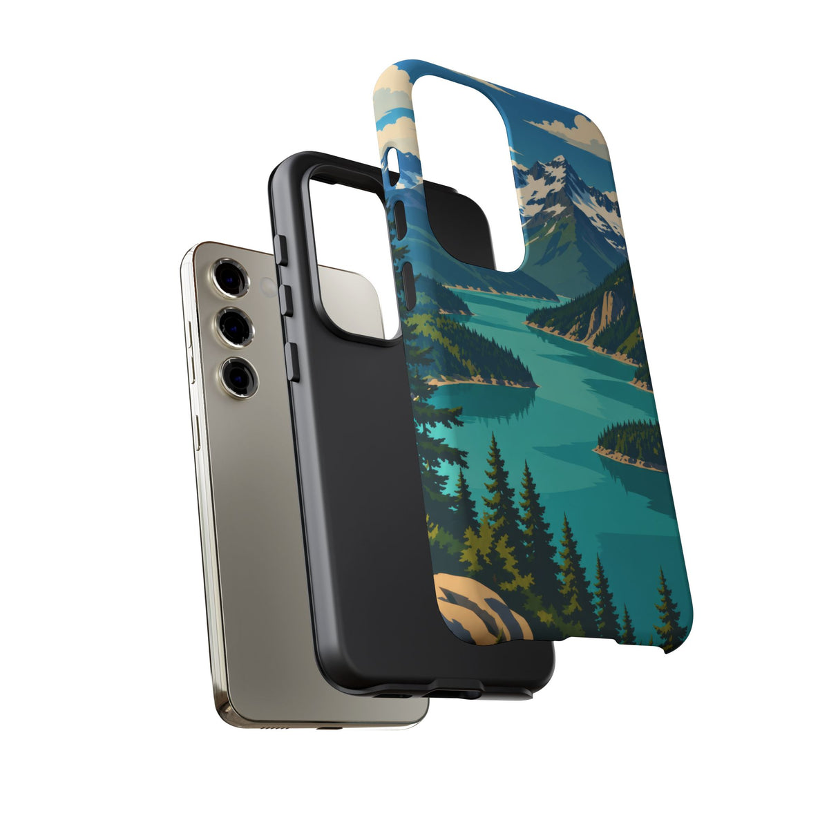 Cascades — Diablo Blue Samsung Galaxy Tough Case
