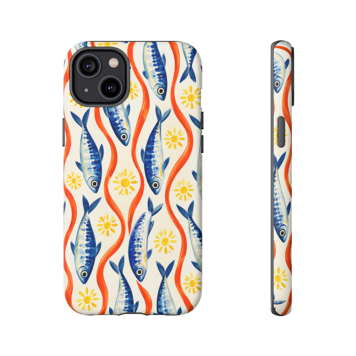 Sardine Social iPhone Tough Case | sardine print