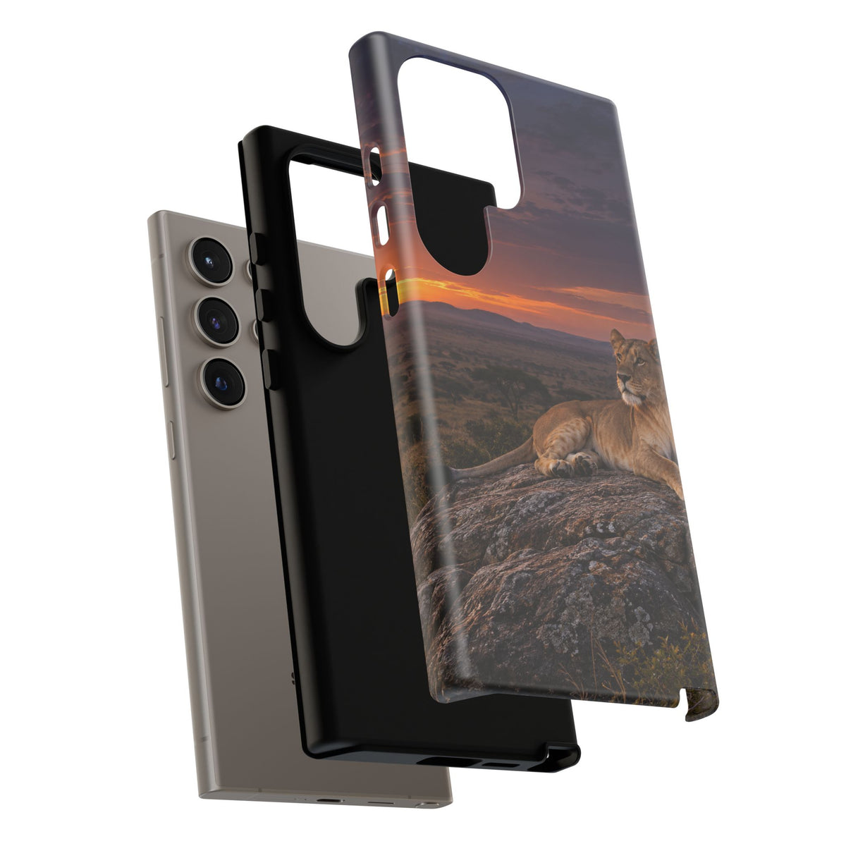 Lioness in the Blue Hour Samsung Galaxy Tough Case