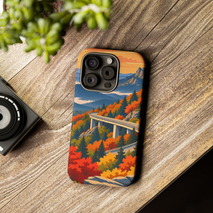 Blue Ridge Parkway — Viaduct Morning iPhone Tough Case