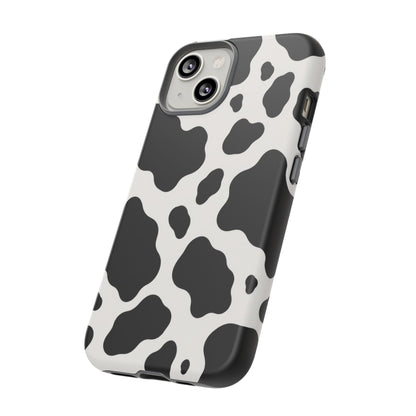 Classic Holstein iPhone Tough Case | Black & White Cow Print
