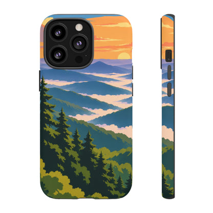 Great Smoky Mountains — Morning Veils iPhone Tough Case