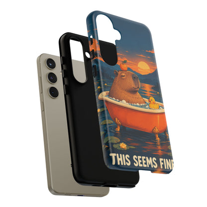 Minor Inconvenience Samsung Galaxy Tough Case | funny capybara