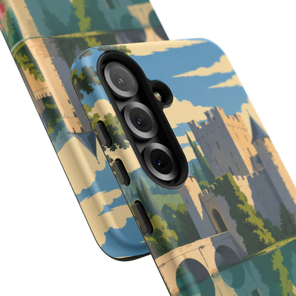 English Castle — Moat and Roses Samsung Galaxy Tough Case