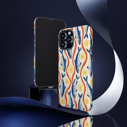 Sardine Social iPhone Tough Case | sardine print