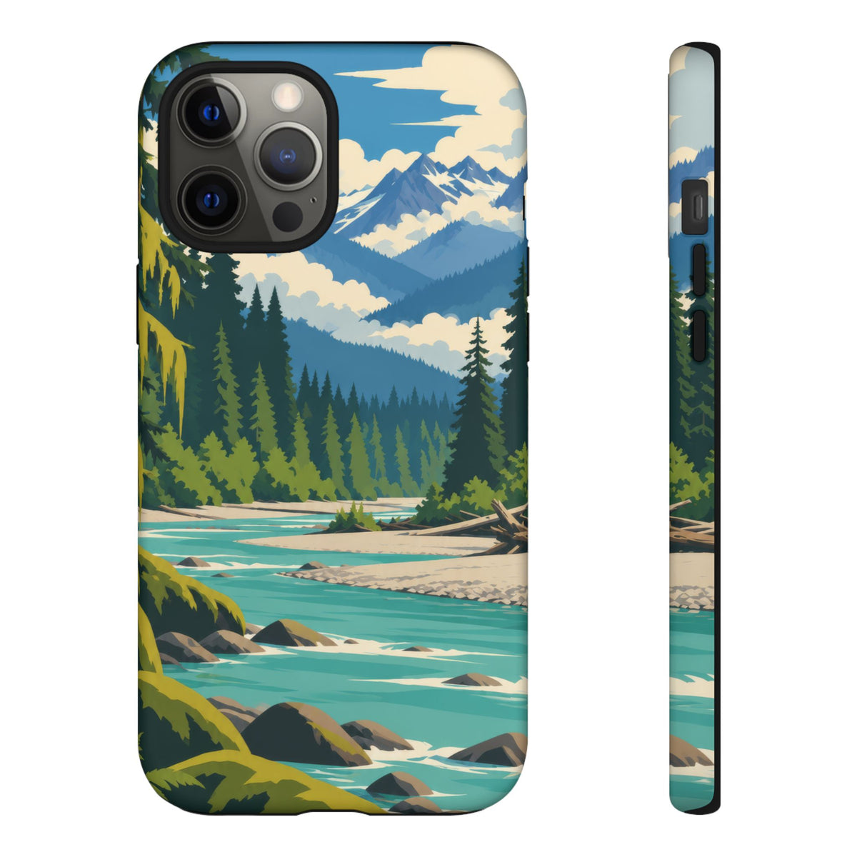 Hoh Rain Forest — Rivergreen iPhone Tough Case
