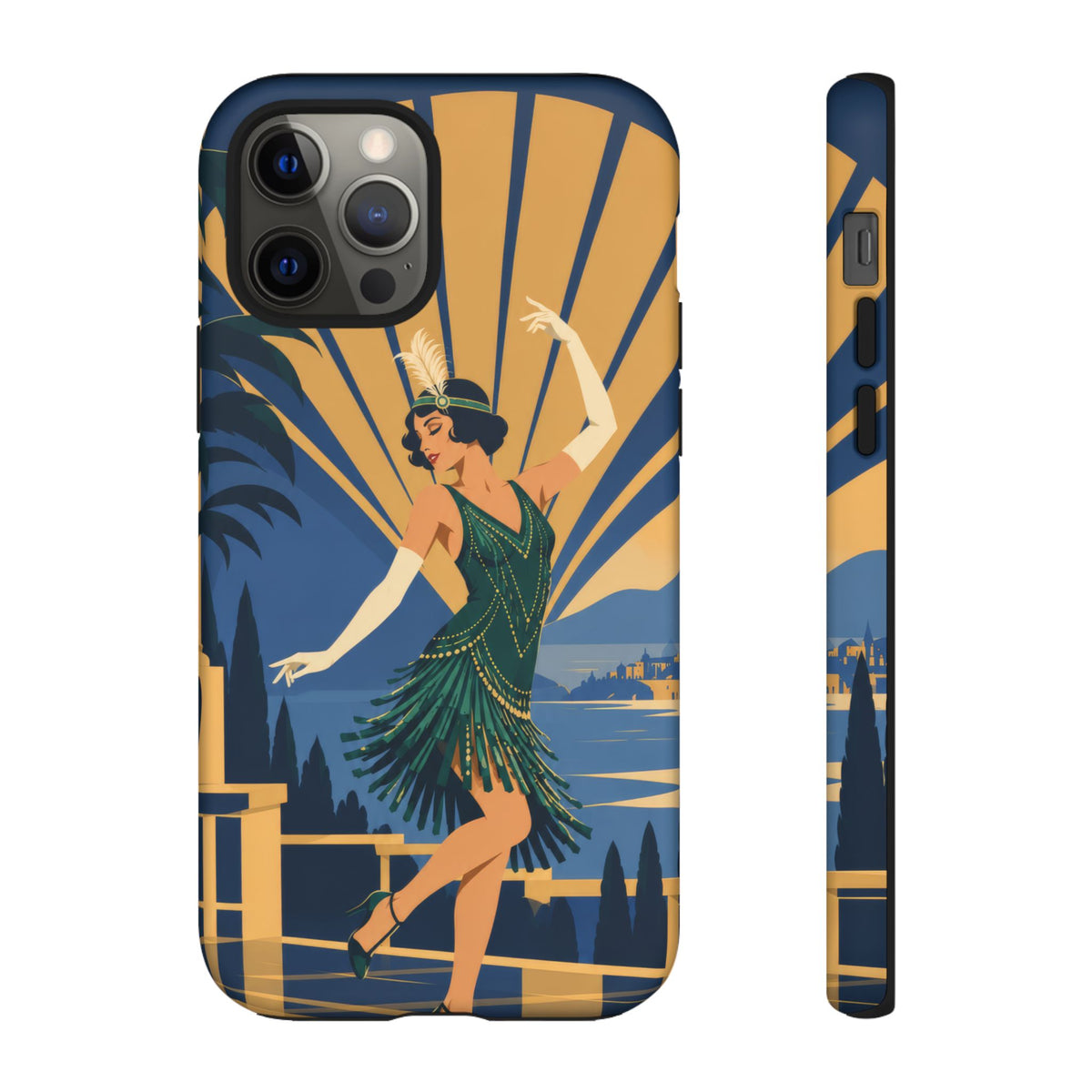 1920s Flapper — Jazz After Dark iPhone Tough Case