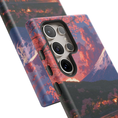 Sakura Lakeside Village Samsung Galaxy Tough Phone Case