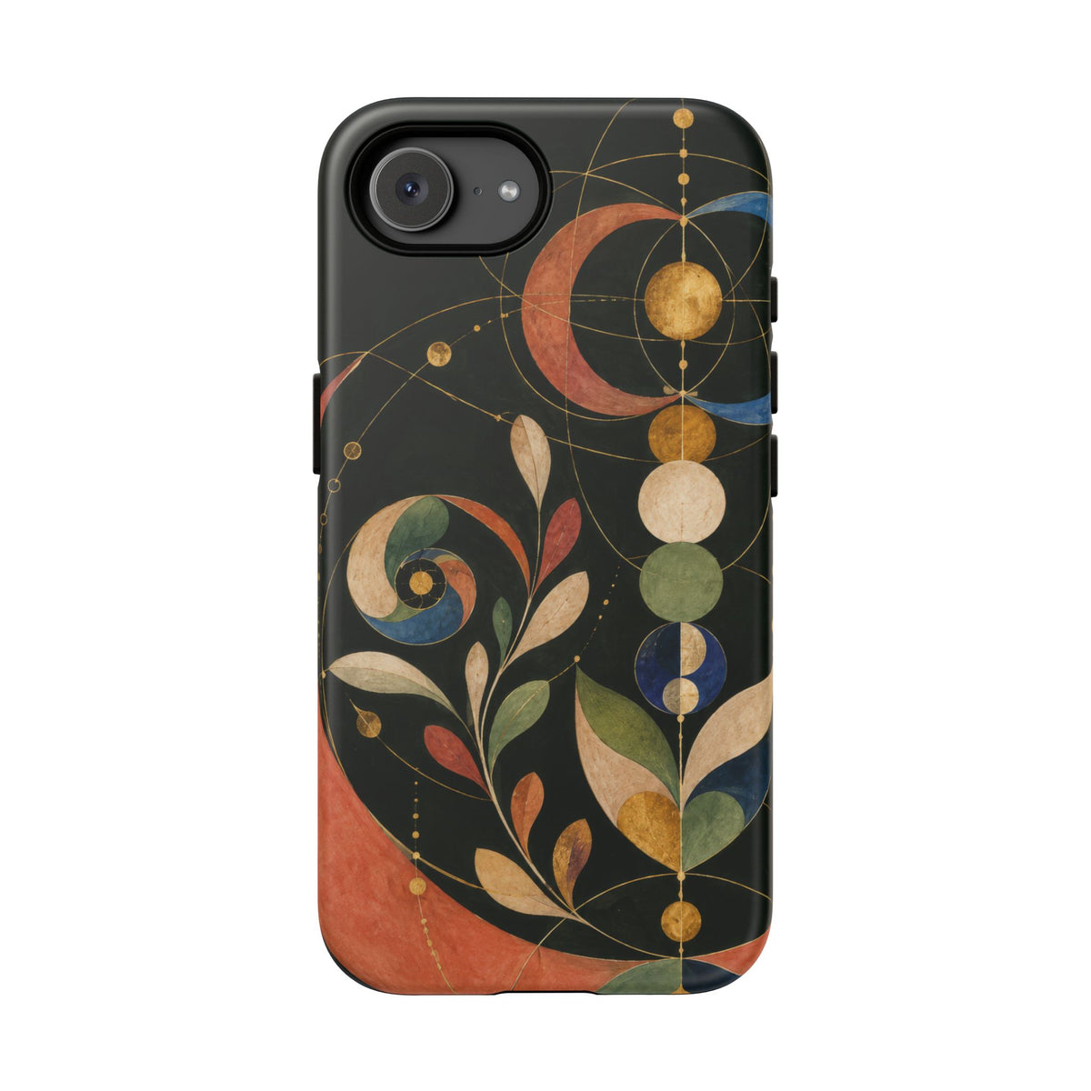 Orbital Garden iPhone Tough Case | Celestial Botanical Geometry