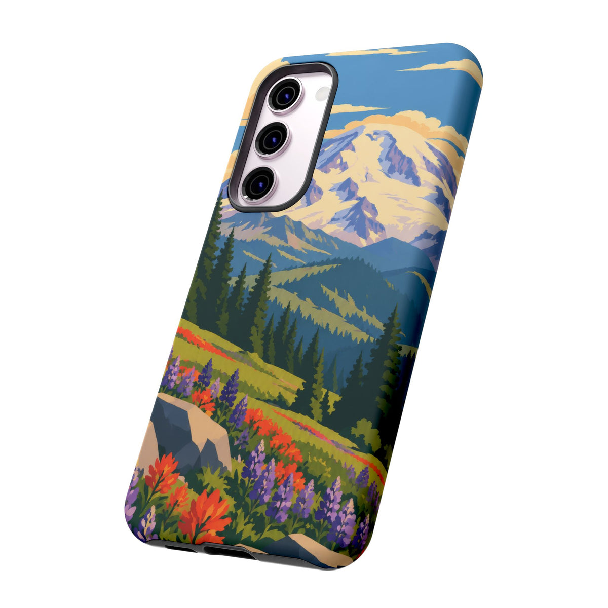 Mount Rainier — Meadow Radiance Samsung Galaxy Tough Case