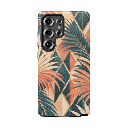 Coral Palm Pavilion Samsung Galaxy Tough Case | art deco