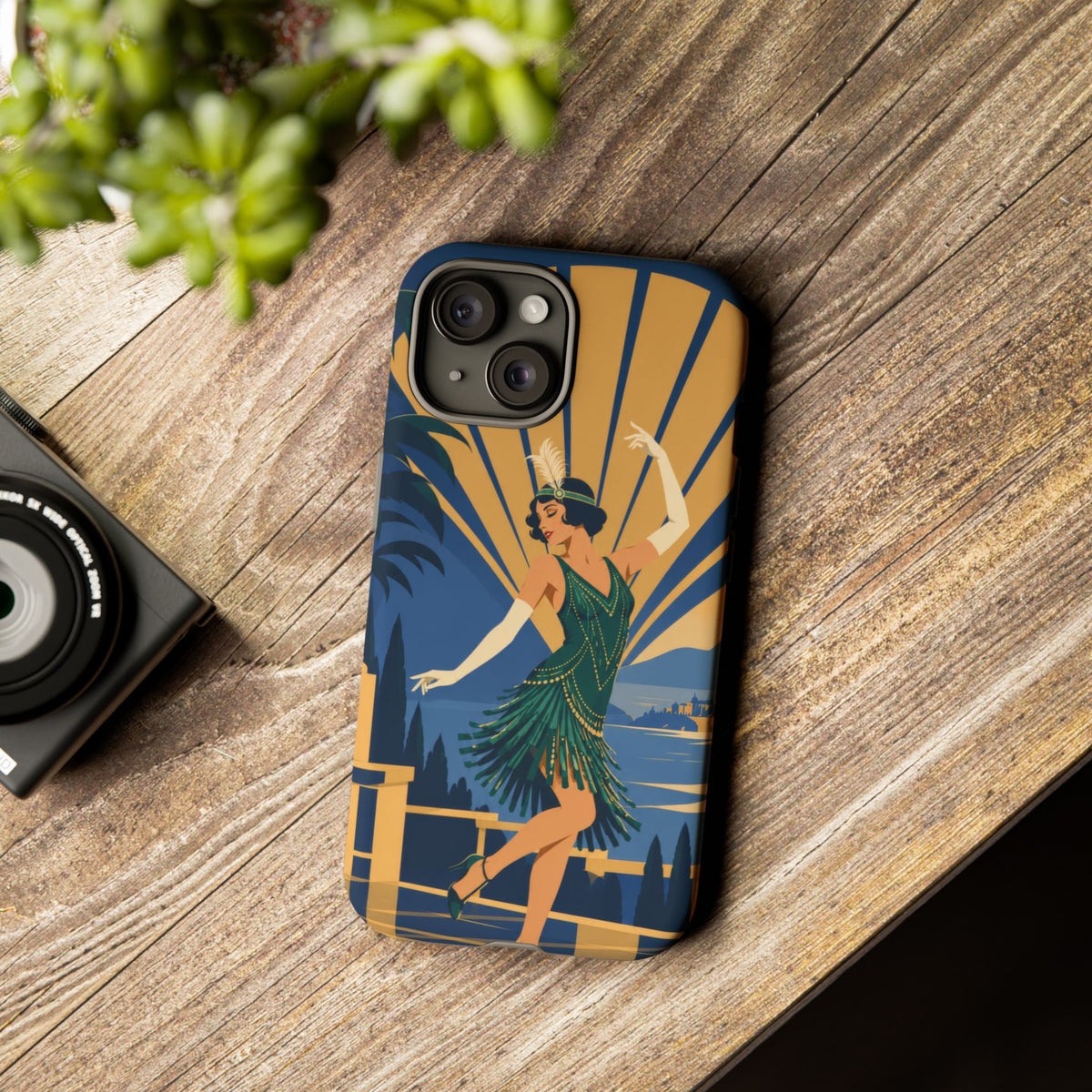 1920s Flapper — Jazz After Dark iPhone Tough Case