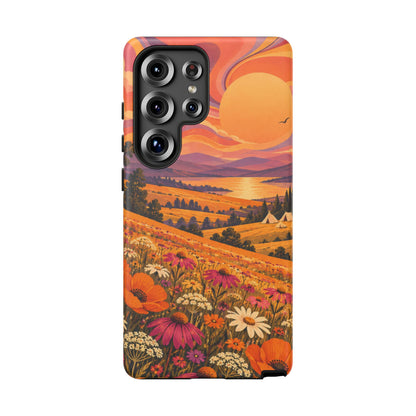 Golden Field Reverie Samsung Galaxy Tough Case | sixties festival