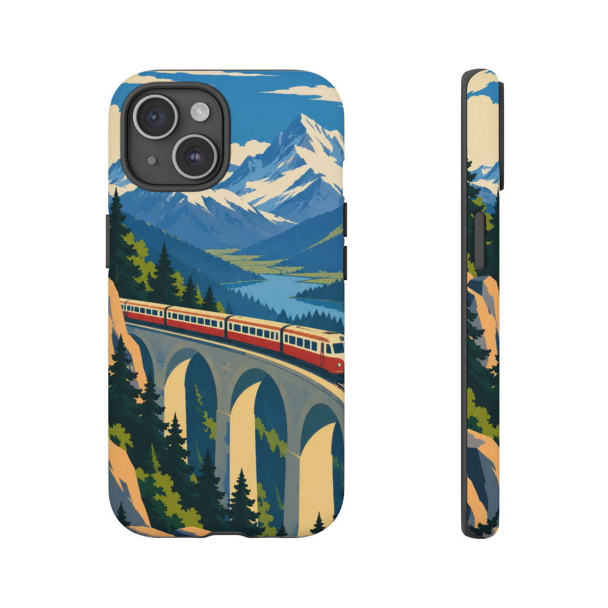 Travel by Train — Alpine Express iPhone Tough Case | train travel