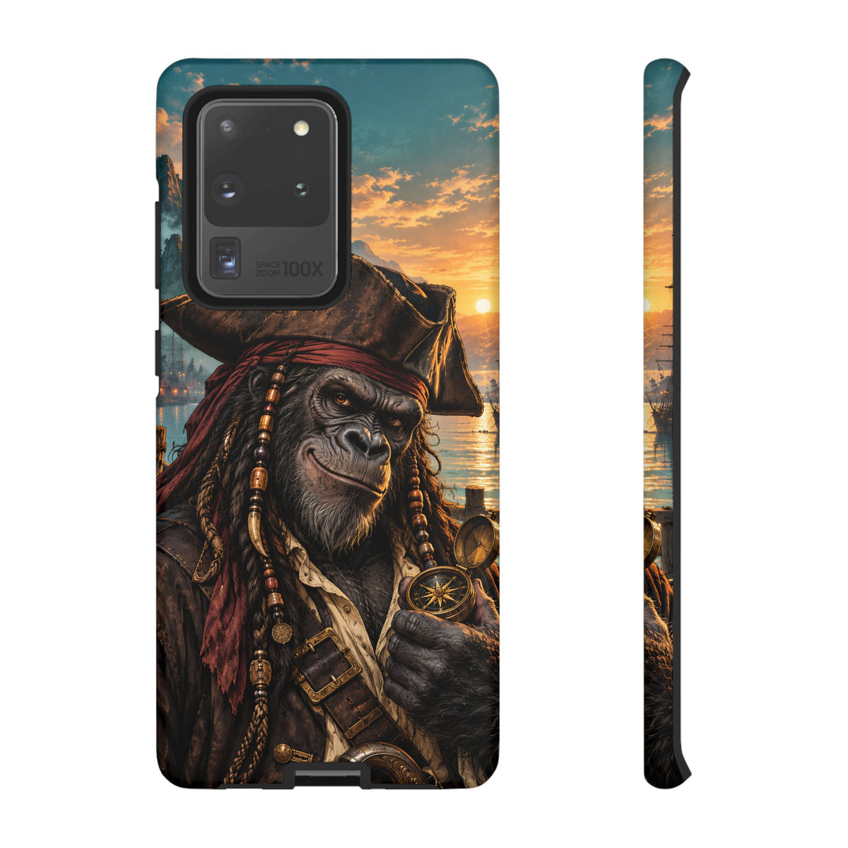 Pirate Gorilla Samsung Galaxy Tough Case | Captain Silverback