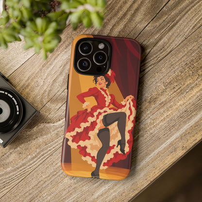Moulin Rouge Dancer — Crimson Cabaret iPhone Tough Case | cabaret dancer