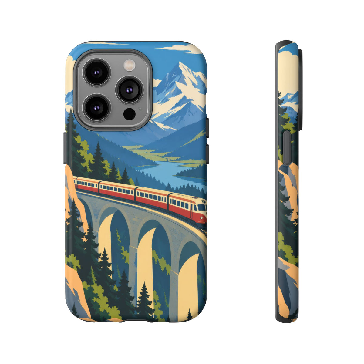 Travel by Train — Alpine Express iPhone Tough Case | train travel