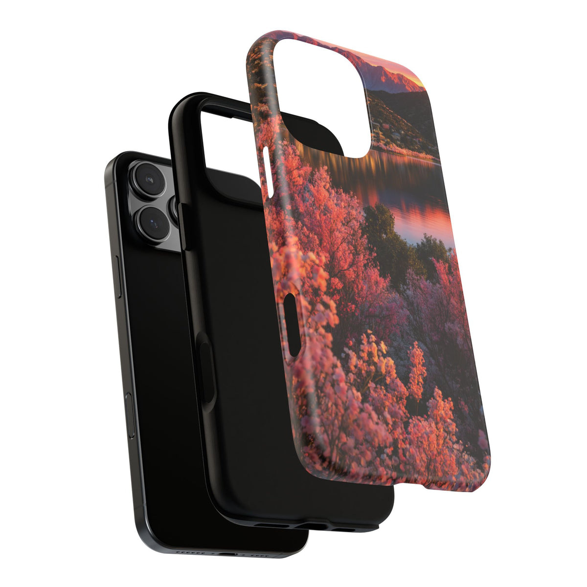 Alpine Bloom Lake iPhone Tough Phone Case