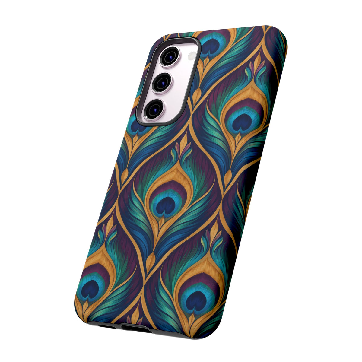 Peacock Nocturne Samsung Galaxy Tough Case | art deco