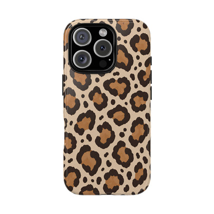 Leopard Print iPhone Tough Case | Cocoa Wildcat