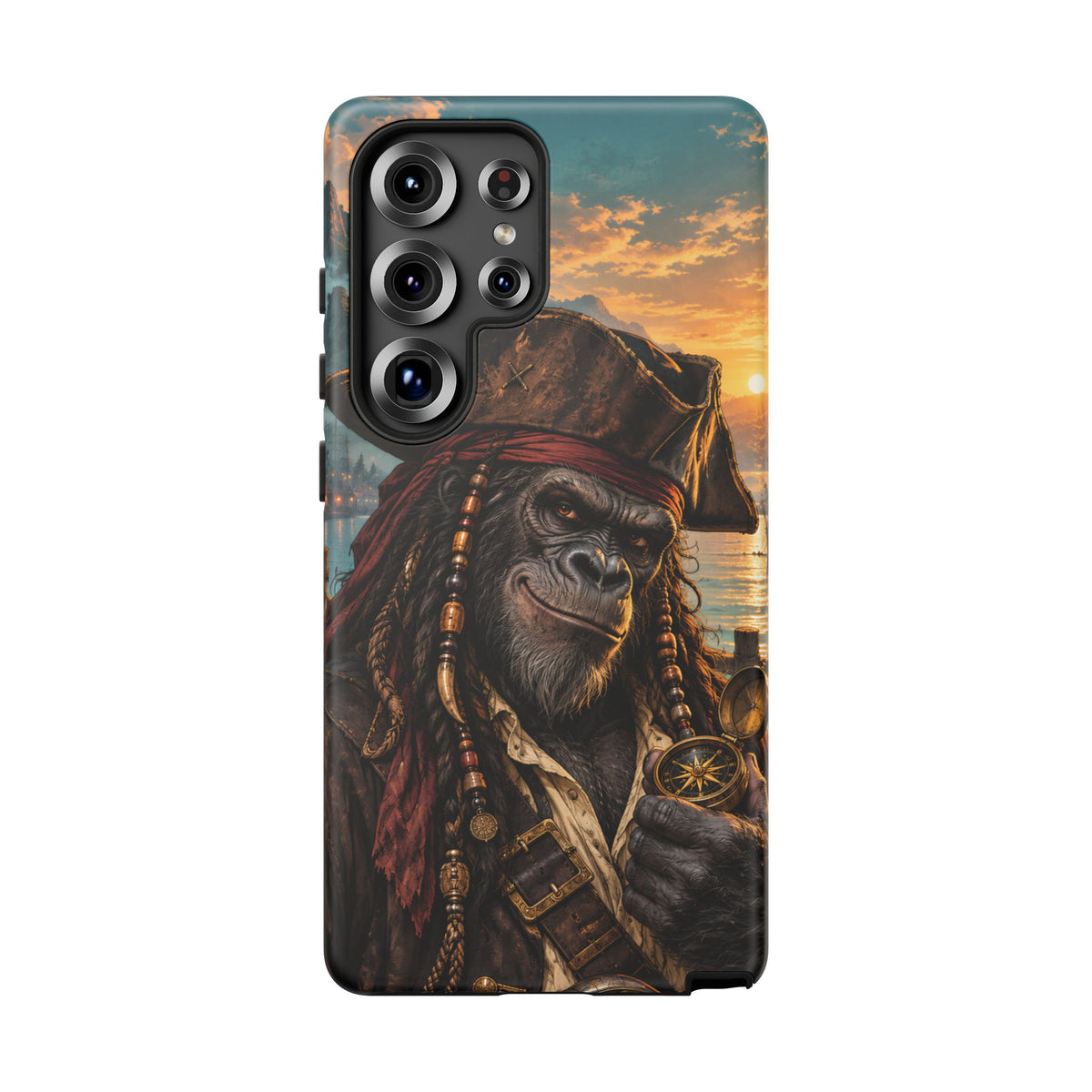 Pirate Gorilla Samsung Galaxy Tough Case | Captain Silverback
