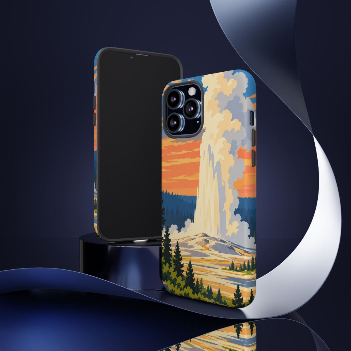 Yellowstone — Geyser Dawn iPhone Tough Case