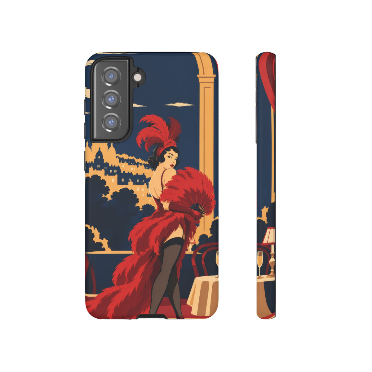 Moulin Rouge Dancer — Velvet Encore Samsung Galaxy Tough Case | cabaret dancer