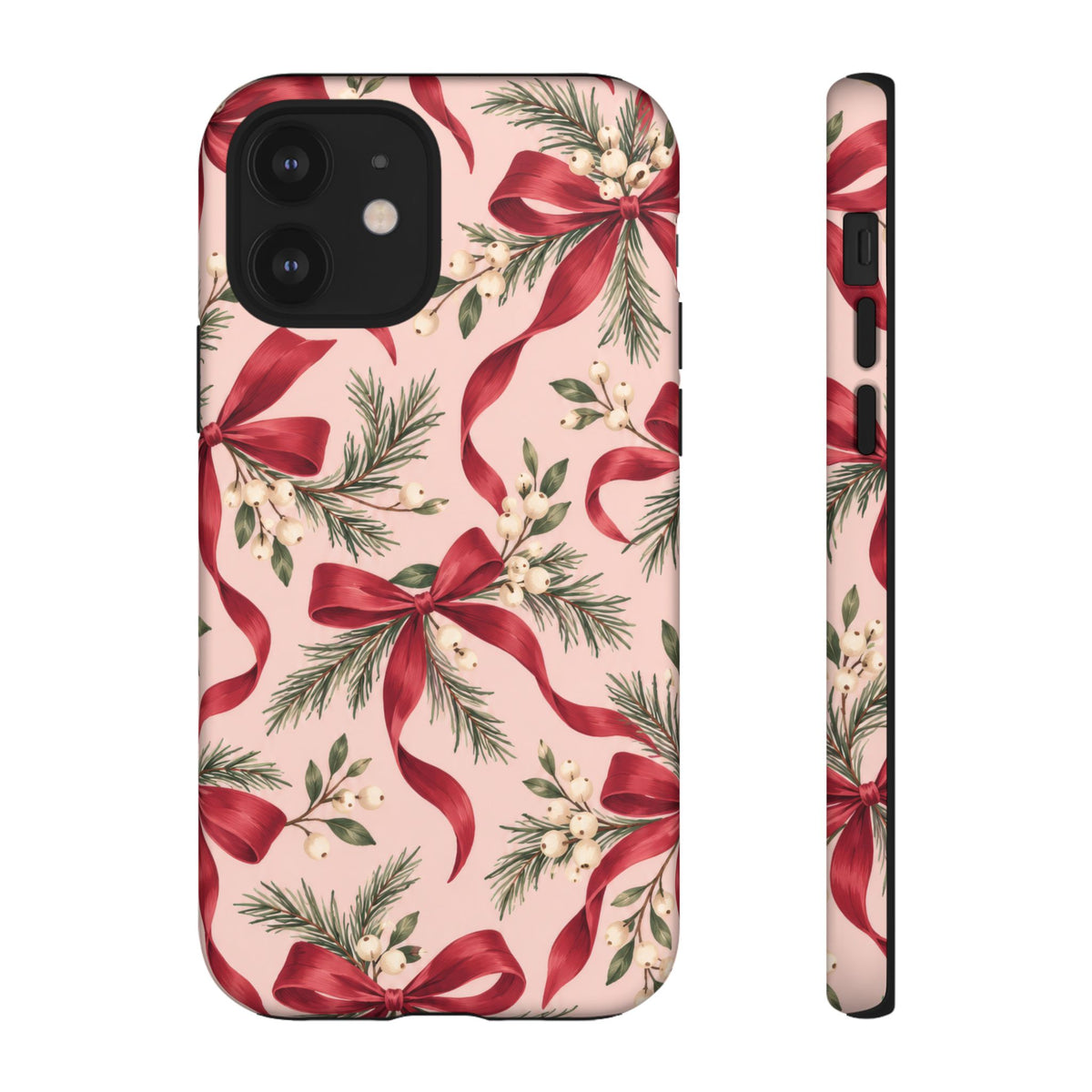 Ribbon Season iPhone Tough Case | christmas bows