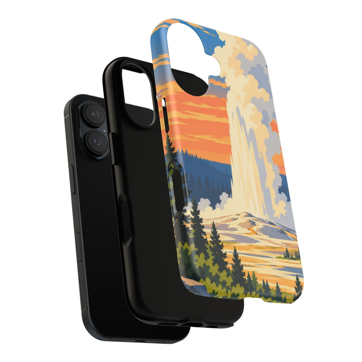 Yellowstone — Geyser Dawn iPhone Tough Case