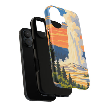 Yellowstone — Geyser Dawn iPhone Tough Case