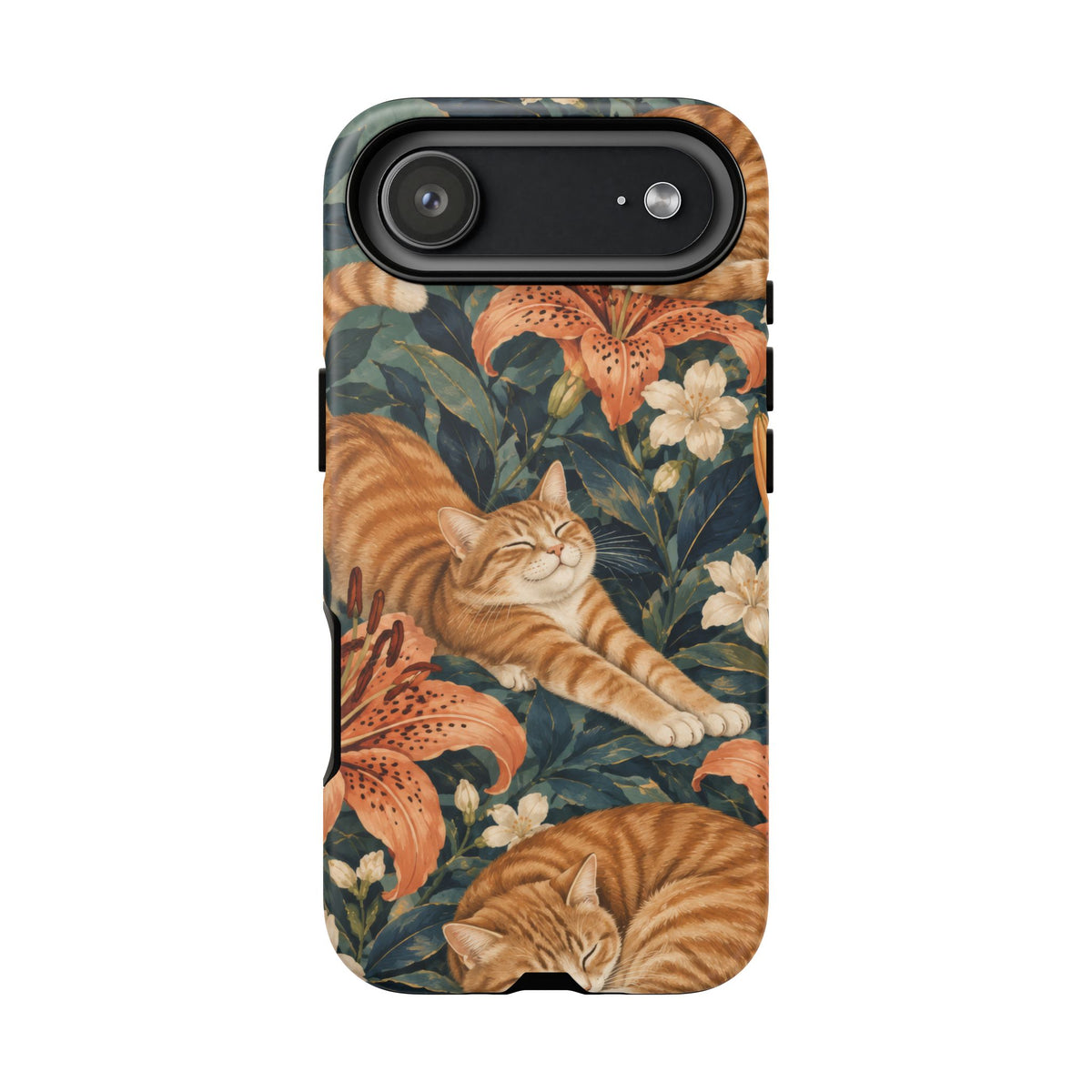 Tiger Lily Tabby iPhone Tough Case | tabby cats