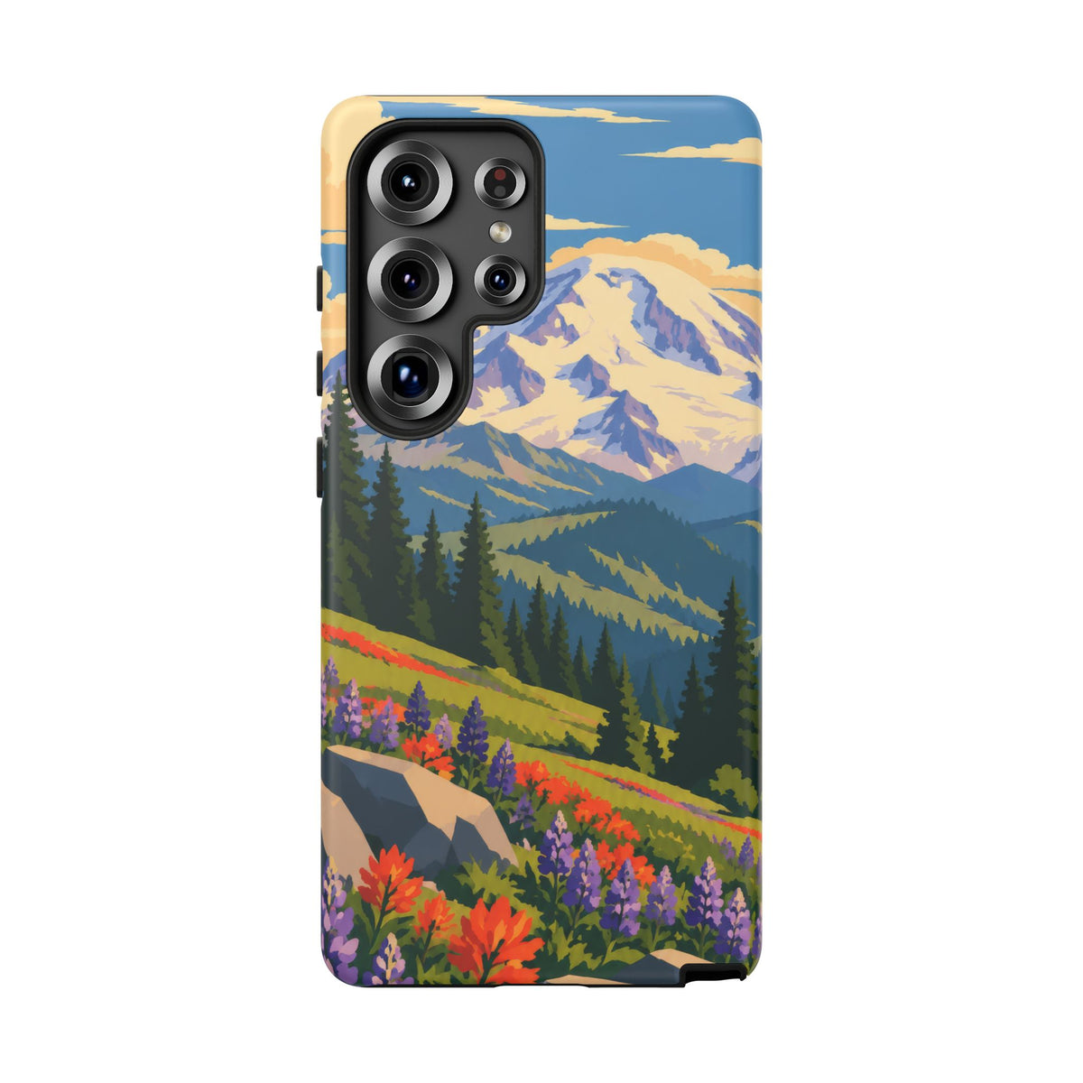 Mount Rainier — Meadow Radiance Samsung Galaxy Tough Case