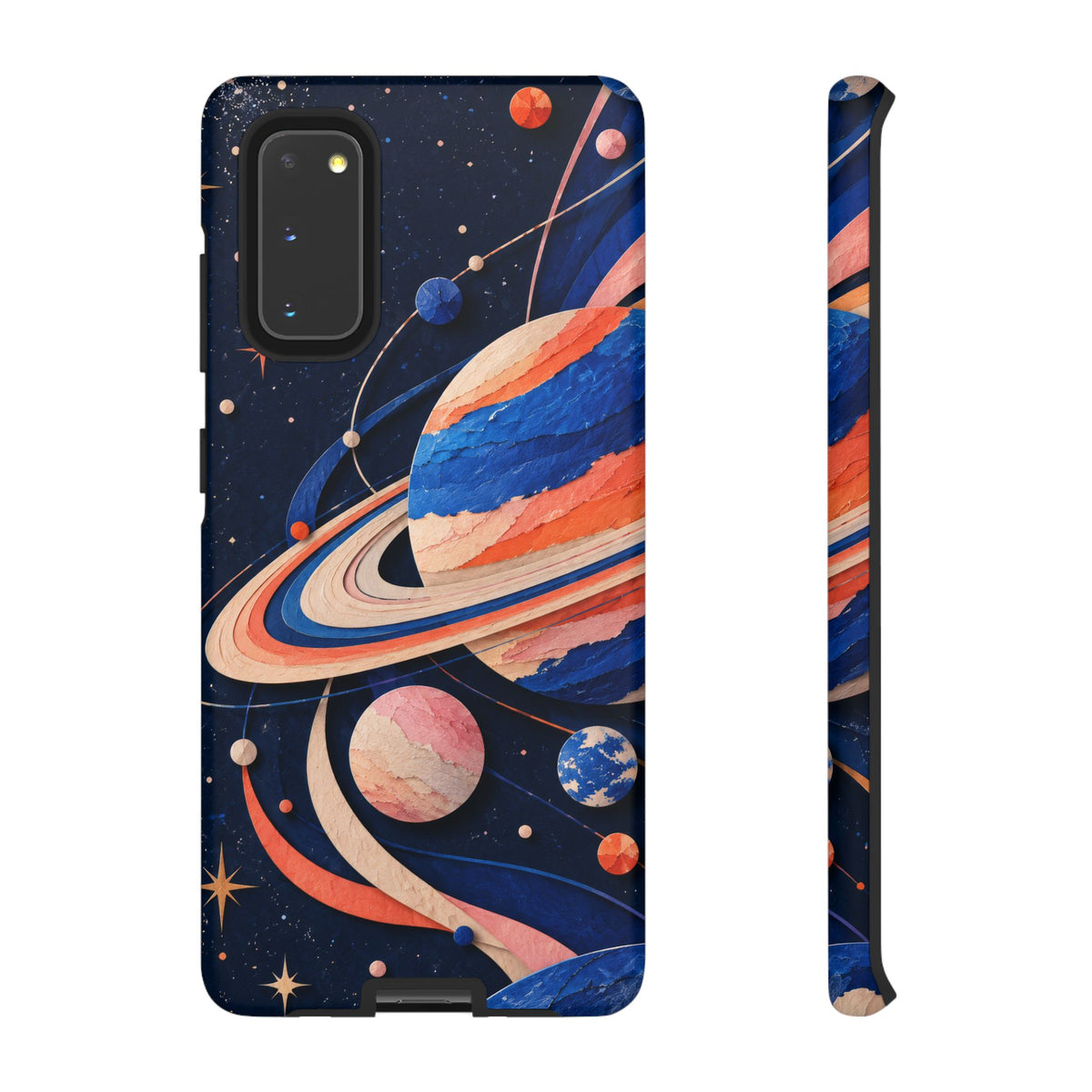 Cosmic Cut Paper Samsung Galaxy Tough Case | modern space