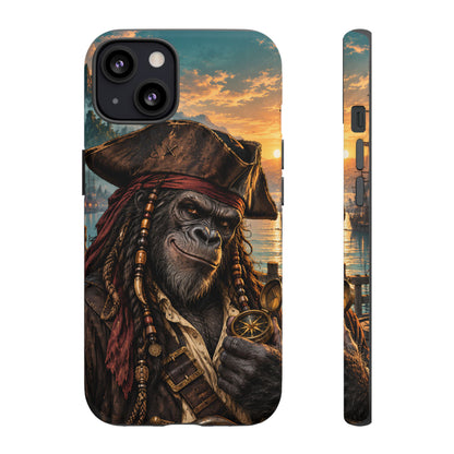 Pirate Gorilla iPhone Tough Case | Captain Silverback
