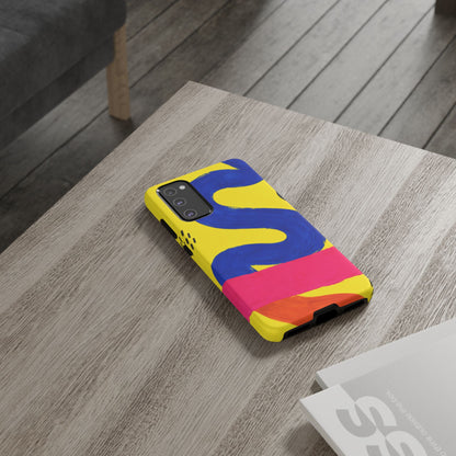 Offbeat Samsung Galaxy Tough Case | Abstract Color Block Art