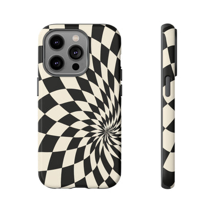 Twist Theory iPhone Tough Case | Optical Checkerboard