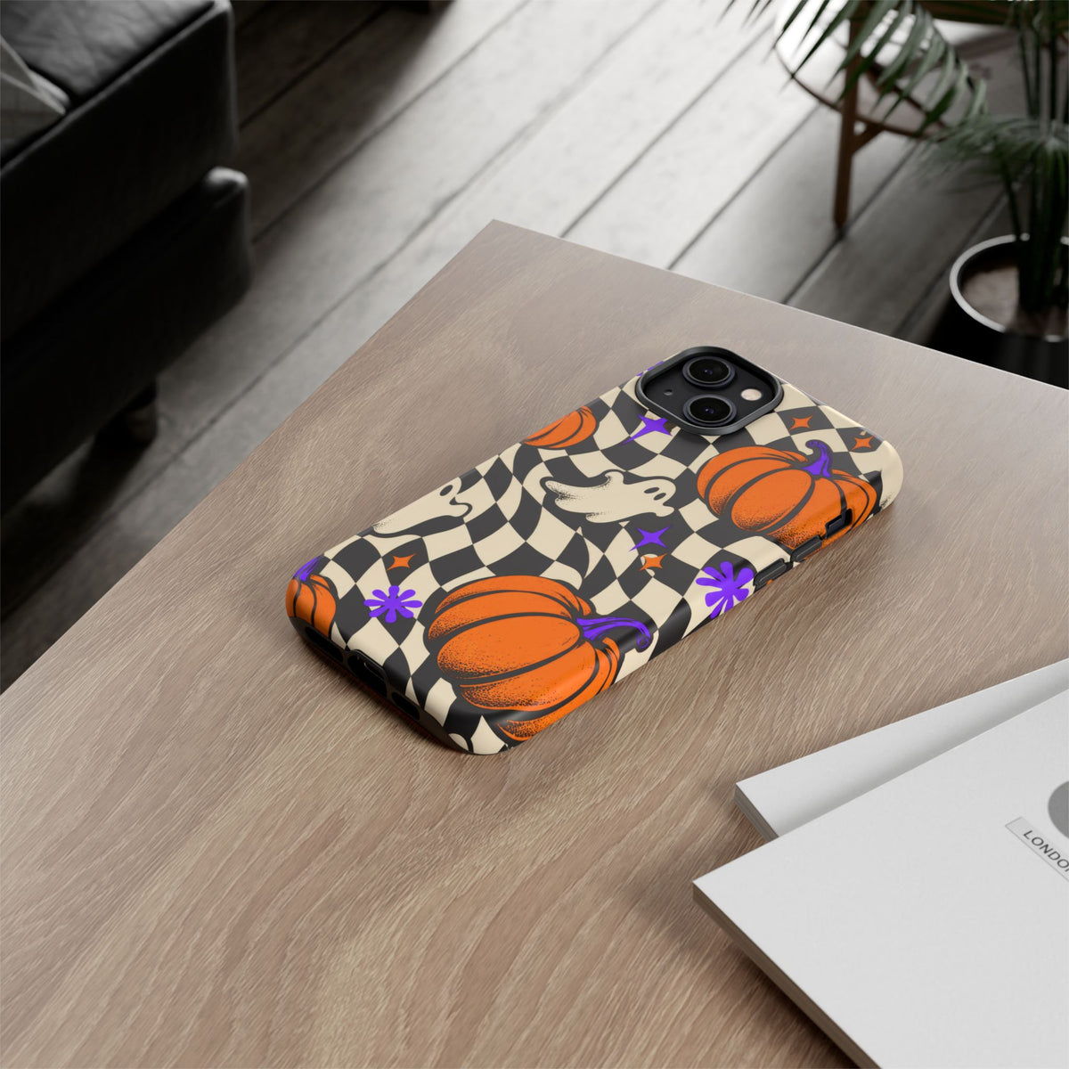 Spectral Groove iPhone Tough Case | retro halloween