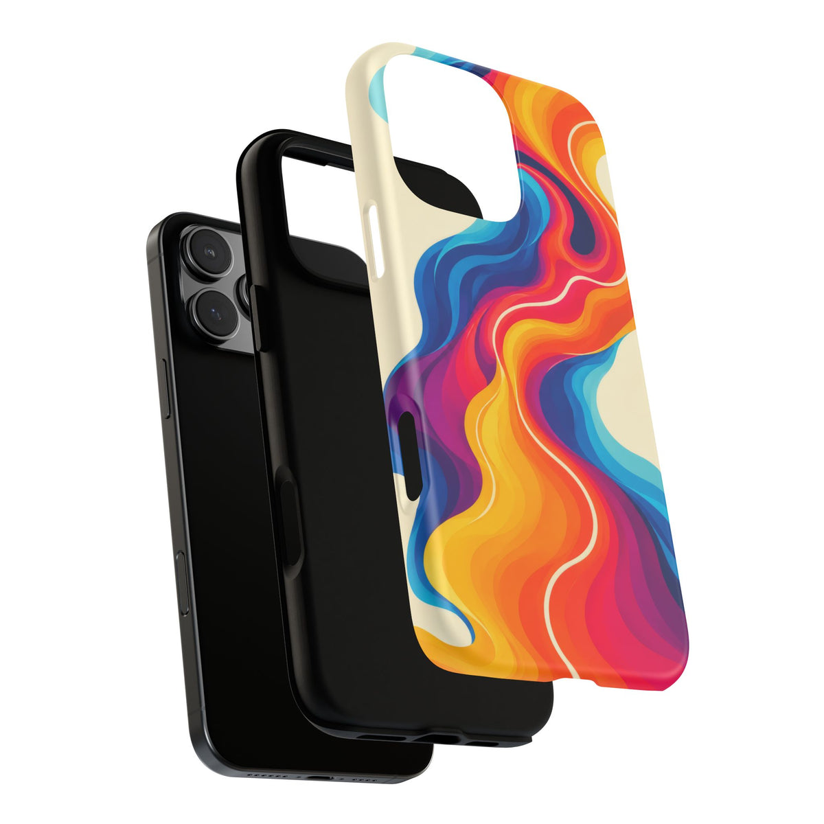 Electric Tide iPhone Tough Case | psychedelic wave