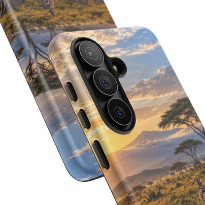 Zebra Water Mirror Samsung Galaxy Tough Case | zebra safari