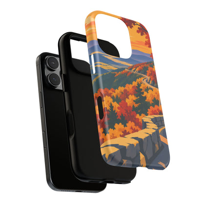 Skyline Drive — Overlook Gold iPhone Tough Case